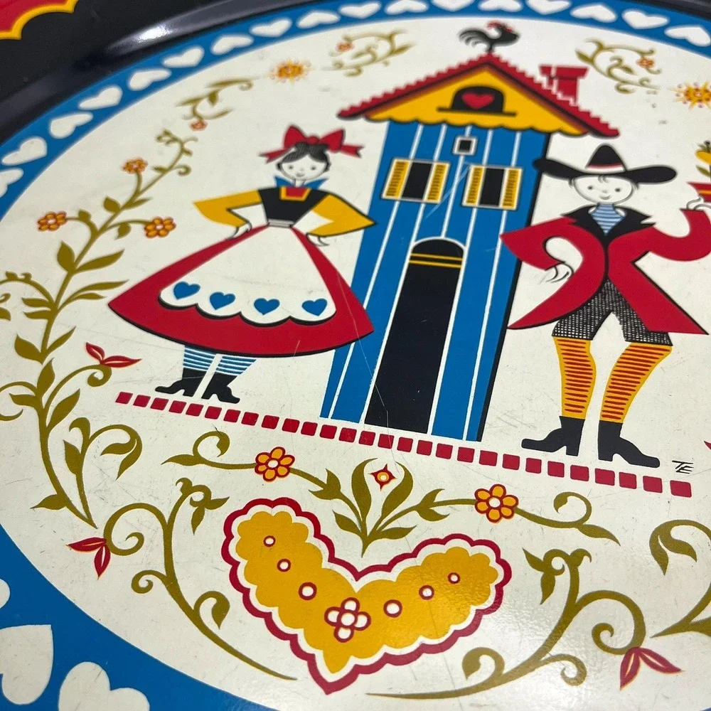 Vintage Dutch Metal‎ Tray